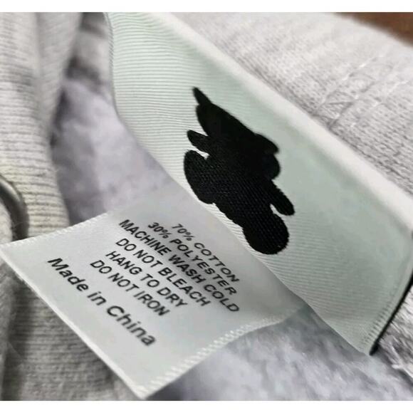 Teddy Fresh Hoodie Mens Small Gray Pullover Sweatshirt Green Purple 2017 - Picture 10 of 13